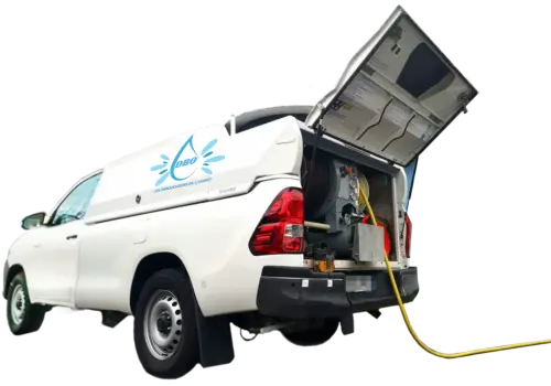 Camion hydrocureur des Déboucheurs de l'Ouest